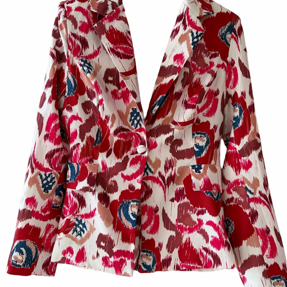 L'ATISTE SZ M TWO PIECE ABSTRACT BLAZER PANTS SET,  EVENING WEAR OR OFFICE WEAR - Picture 5 of 12